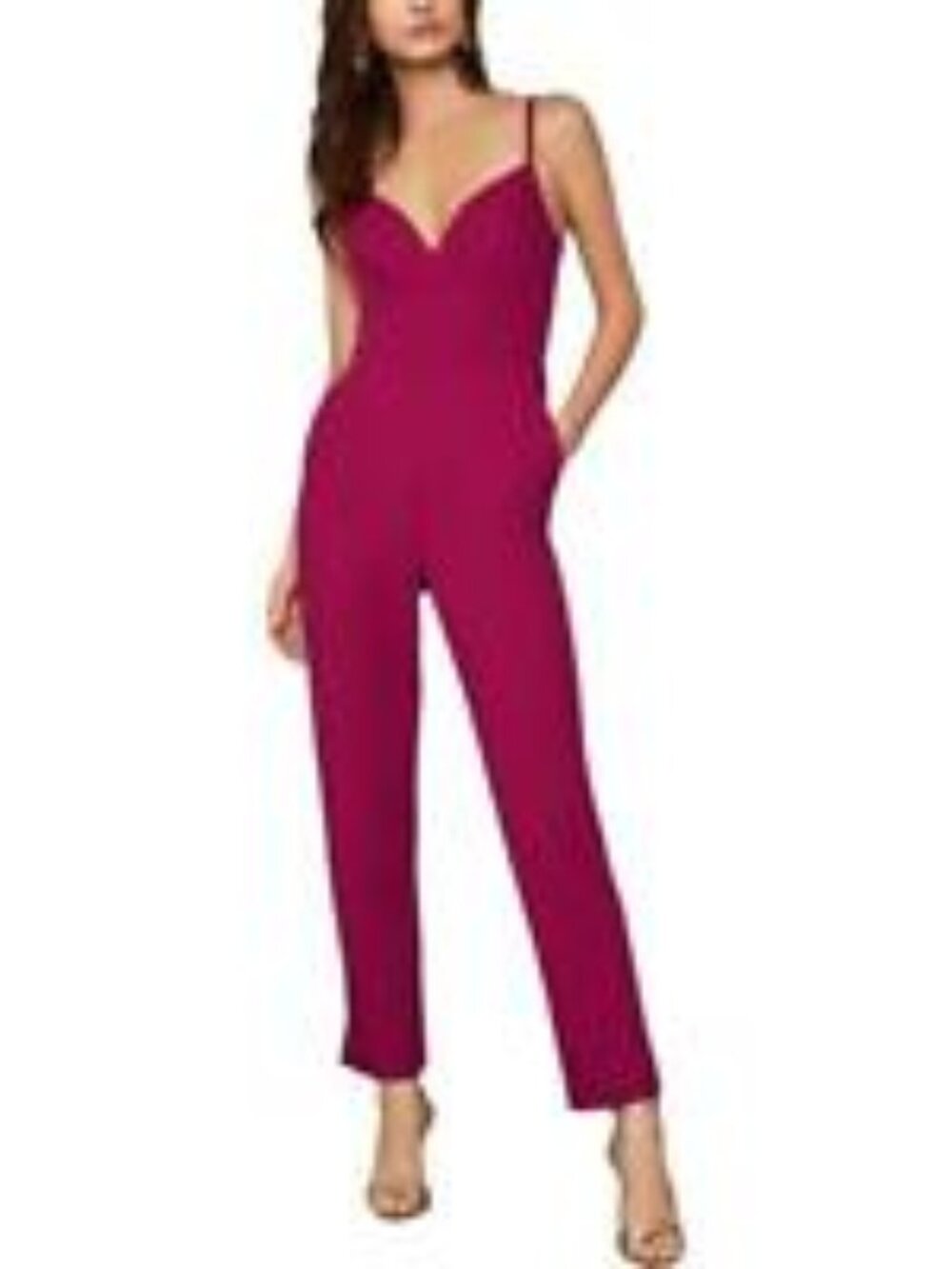 PINK OPEN BACK Jumpsuit